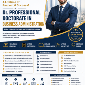 Professional Doctorate in Business Administration (PDBA)