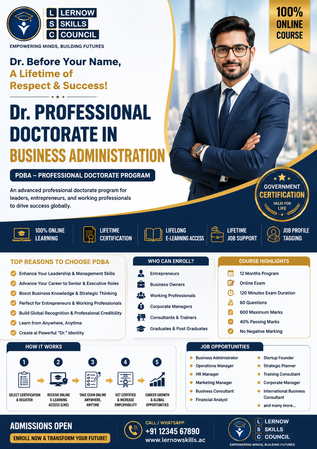 Professional Doctorate in Business Administration (PDBA)